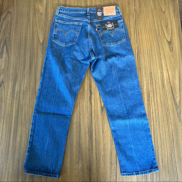 Levi’s 501 high rise cropped straight jeans - Picture 4 of 11